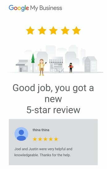CCTV Singapore Google Review SGCCTV Choicecycle 0281 Joel Justin