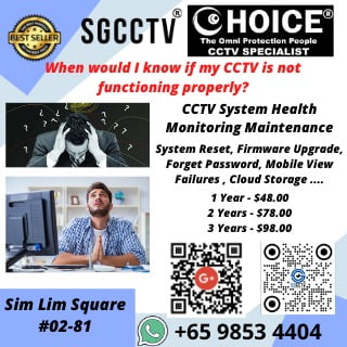 CCTV Camera Singapore Tech Support Whatsapp +65 98534404