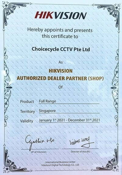 Hikvision Choicecycle Distribution Authorisation 2021s
